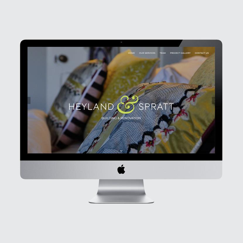 Heyland & Spratt website design