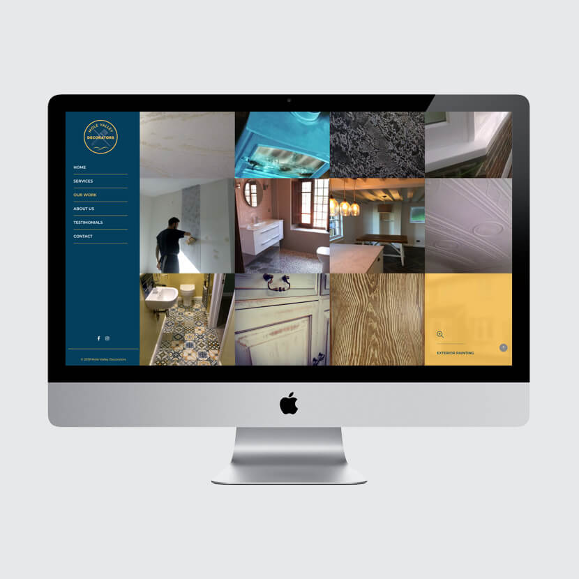 Website design - Mole Valley Decorators, UK